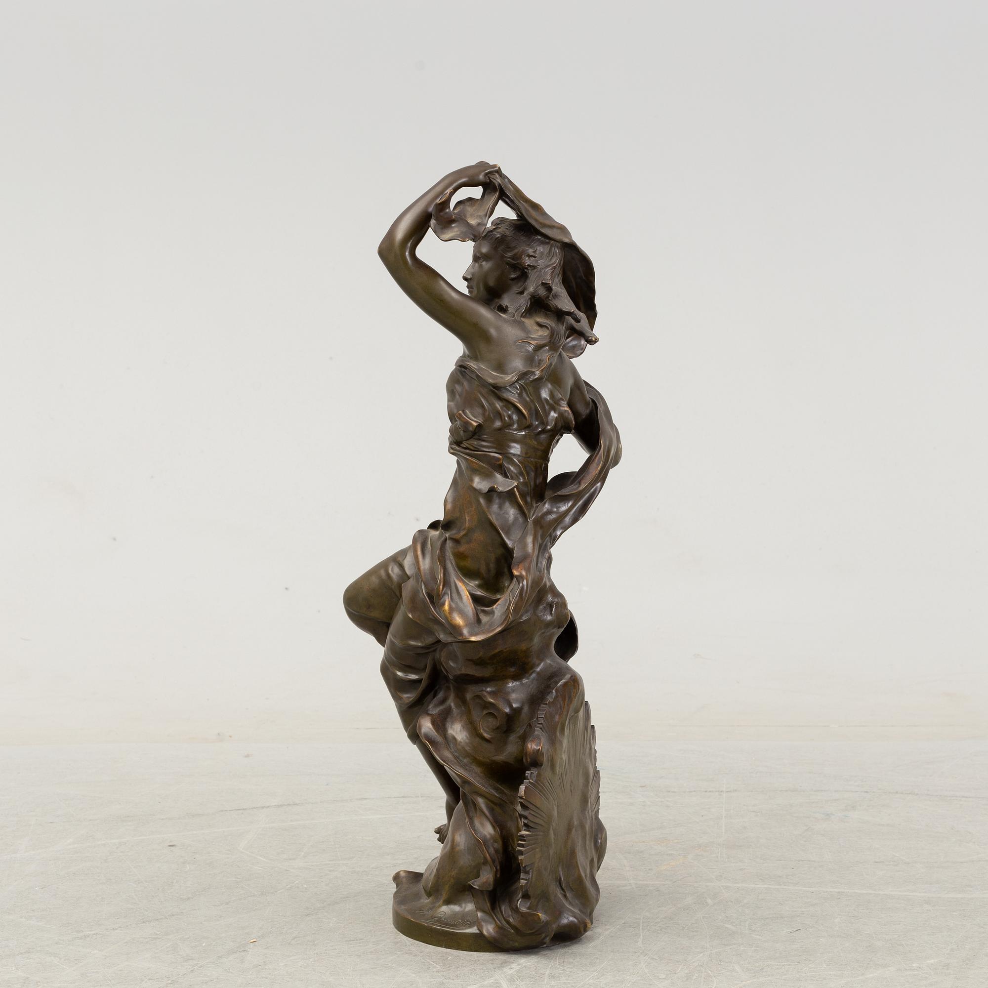 JEAN-BAPTISTE GERMAIN, after, bronze sculpture, 20th century.
