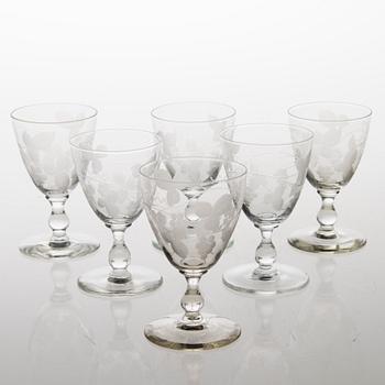 A 35-piece 'Savoy' glasswear, 1940s.