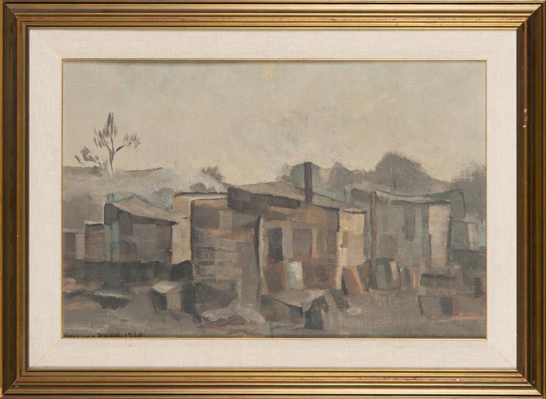 Eero Nelimarkka, oil on board, signed and dated 1920.