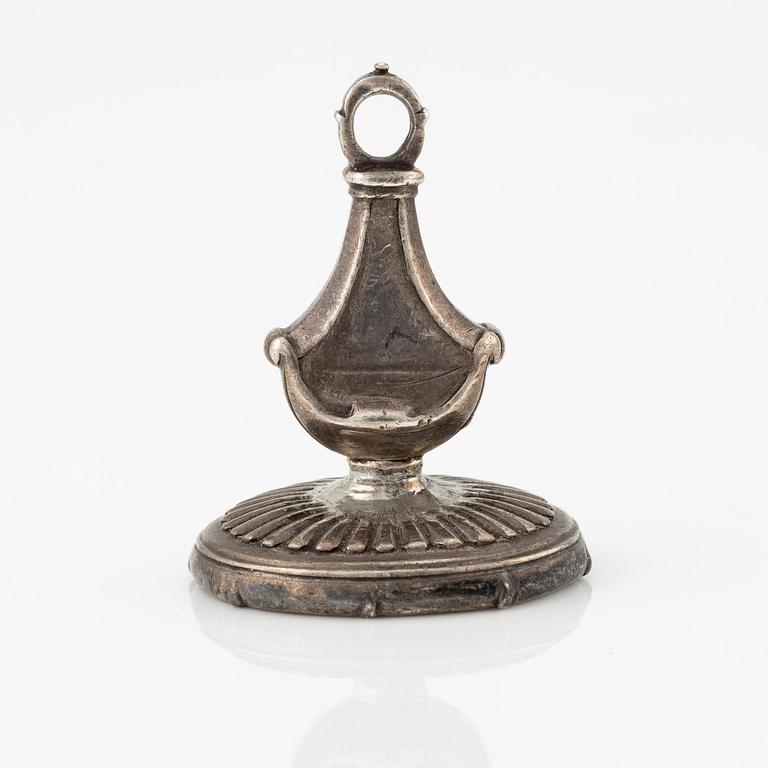 Seal for Claes Grill and Anna Johanna (I) Grill, mid-18th century.