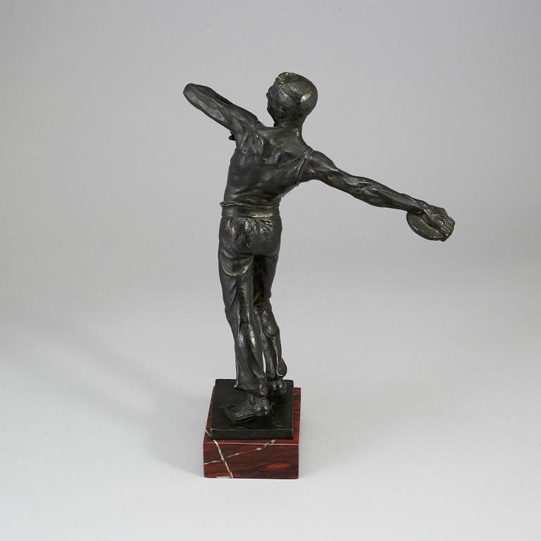 JOHANN WOLFGANG ELISCHER, Sculpture. Bronze. Signed.