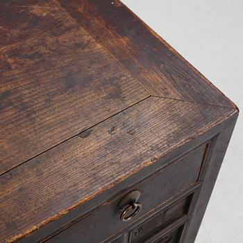A hardwood sideboard, China, early 20th century.