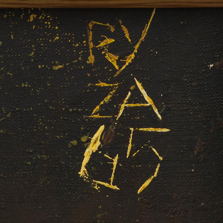 RYSZARD ZAJAC, olja på duk, signerad och daterad -65.