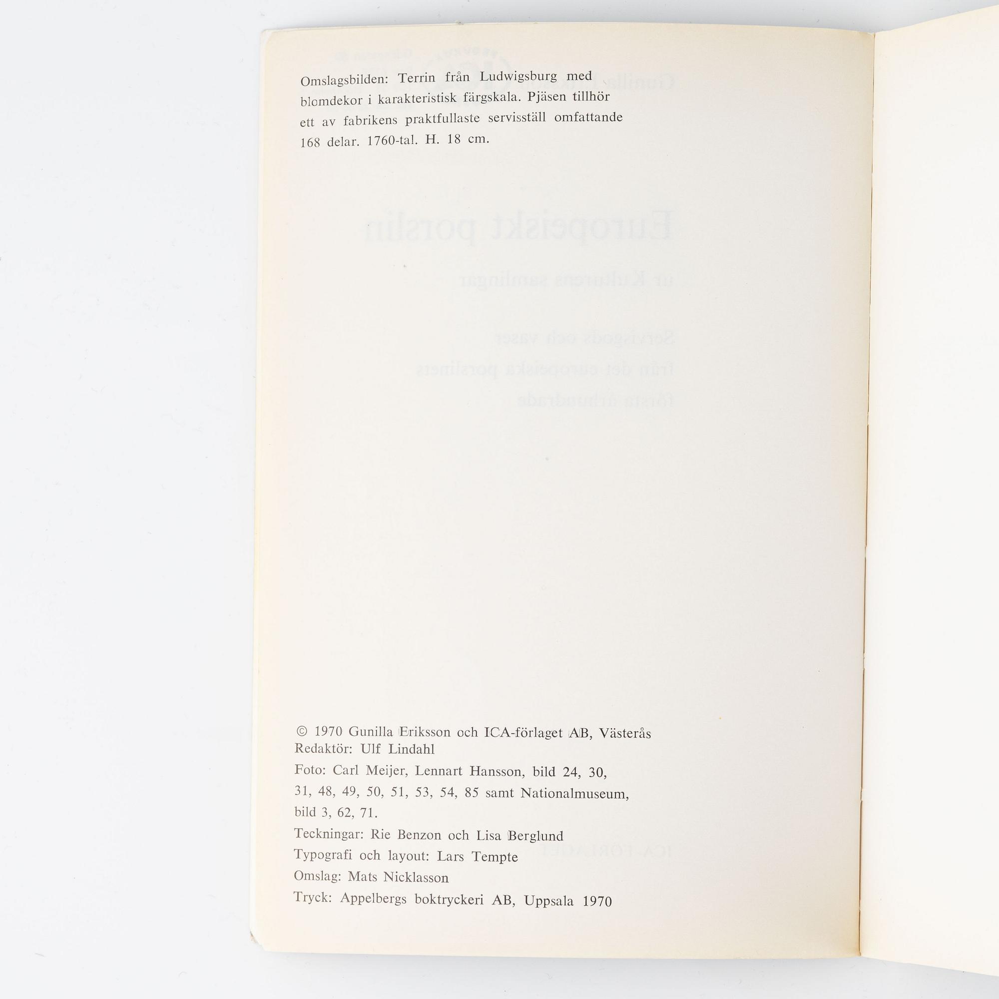 Böcker om svensk keramik. 19 st..