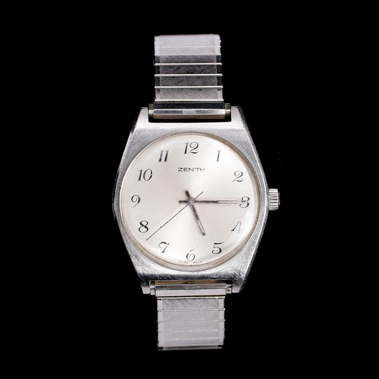 ARMBANDSUR, stål, Zenith.