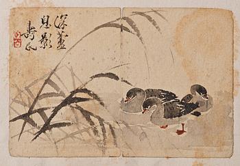 658. A miniature sheet, Qing dynasty (1644-1912), presumably Bian Shoumin (1684-1752).