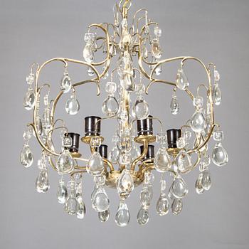 Paavo Tynell, a mid-20th century '1487/6' chandelier for Taito.