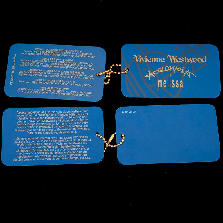 KENGÄT, slingbacks peeptoella, Vivenne Westwood Anglomania + melissa.