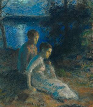 Eero Järnefelt, Seurue rannalla.