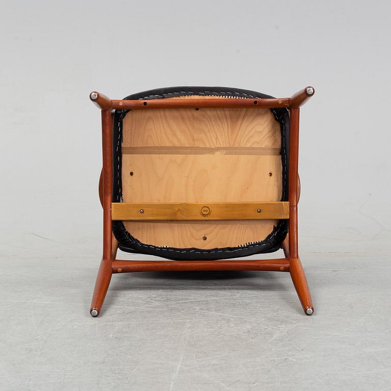 A teak armchair from Örum, Denmark.