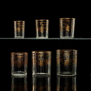 RESESET, fem delar, glas. 1700-tal.
