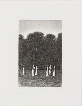 VÄINÖ ROUVINEN, etsning, signerad, daterad 1980 och numrerad E.A.