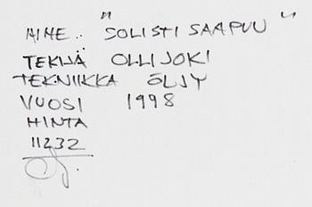 Olli Joki, "Solisti saapuu".