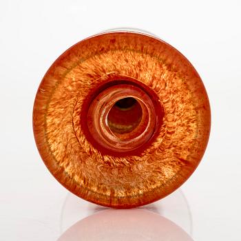 Oiva Toikka, kynttilänjalka, signeerattu Oiva Toikka Nuutajärvi Notsjö.