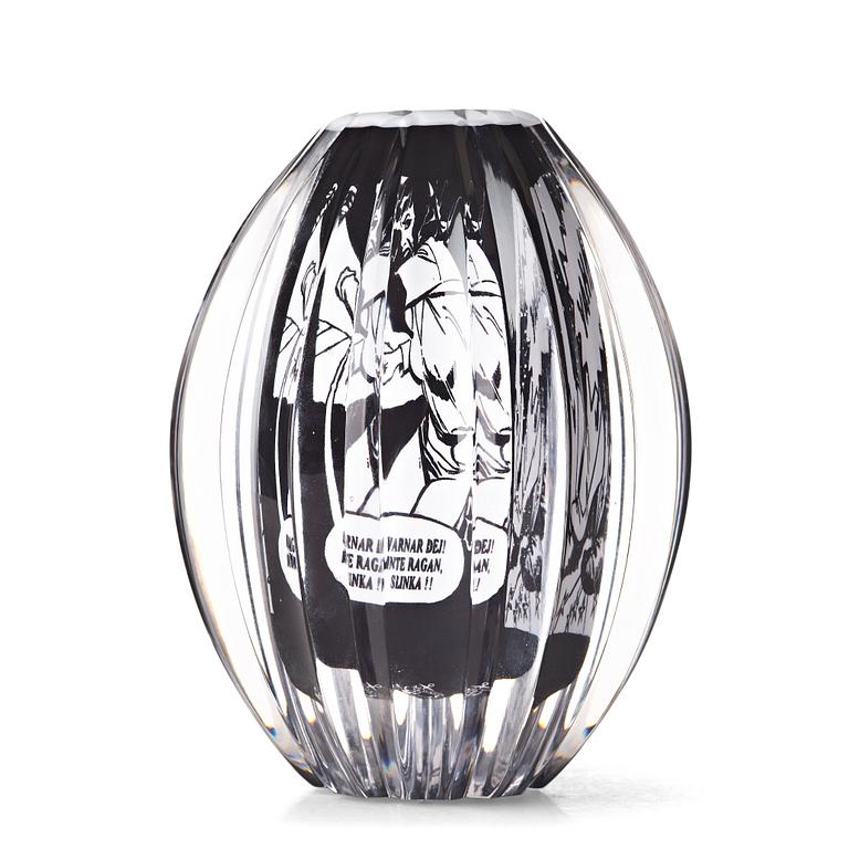 Per B. Sundberg, vas, litograal-teknik, Orrefors 2003.