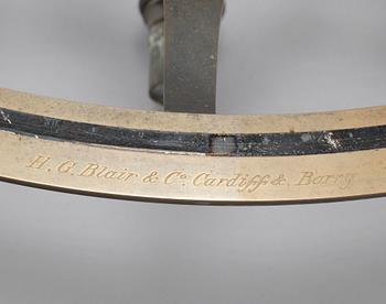 A sextan from H G Blair & Co Cardiff & Barry from around the year of 1900.