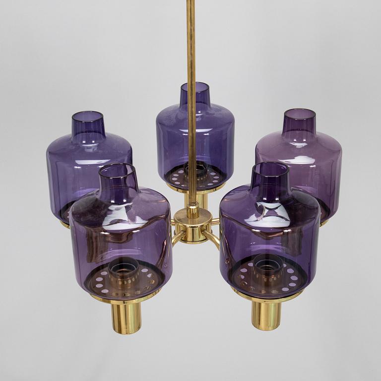 Hans-Agne Jakobsson,  A model T507 ceiling lamp, Markaryd, Sweden. Second half of the 20th century.