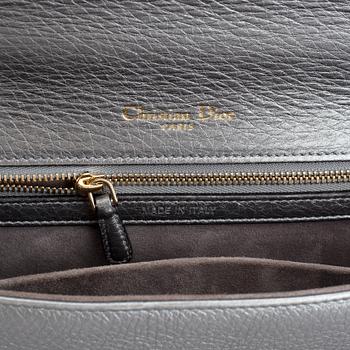 Christian Dior, a 'Diorama' metallic leather handbag.