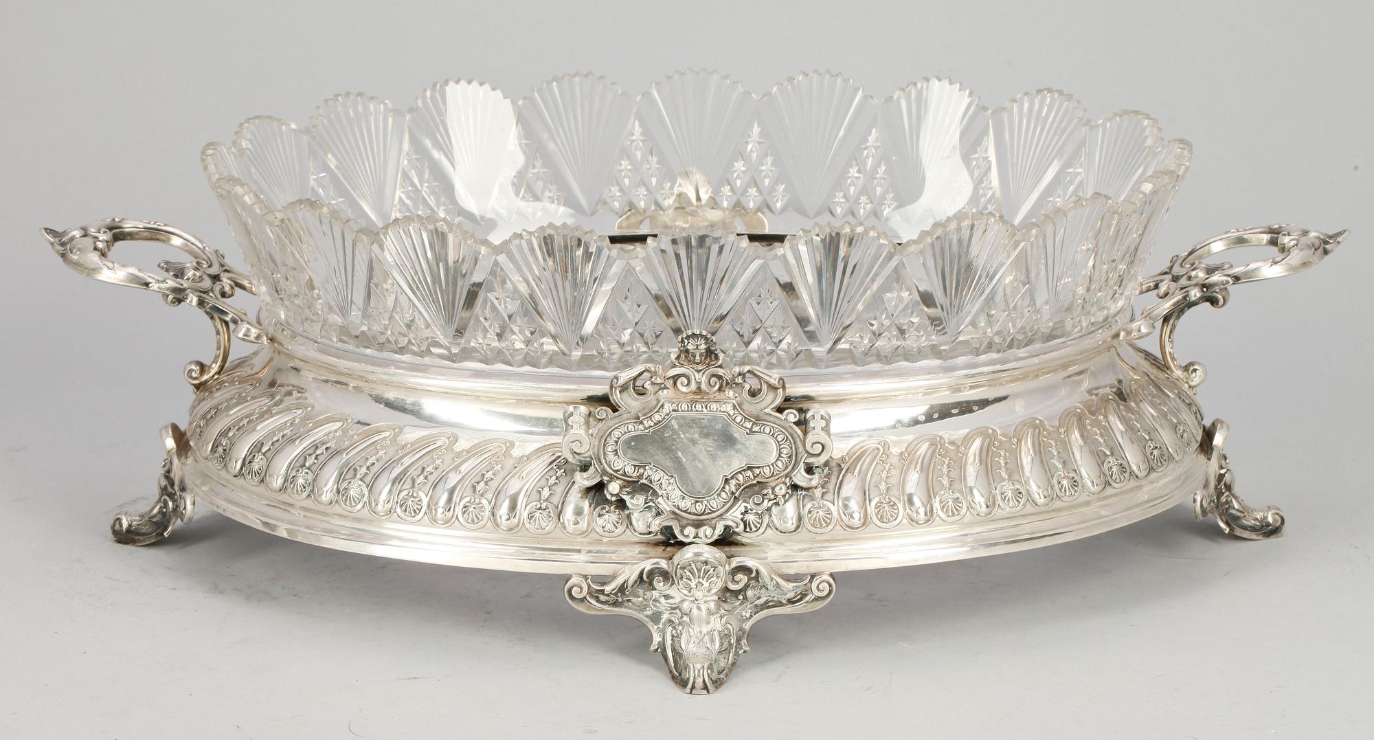 JARDINÄR, silver, K. Anderson, Stockholm, 1896, ca 970 gram silvervikt.