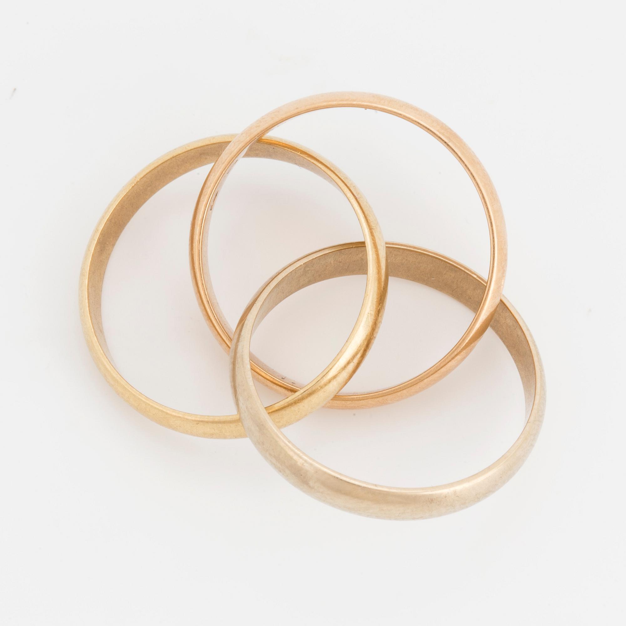 CARTIER, 'Must de Cartier', 'Trinity' ring.