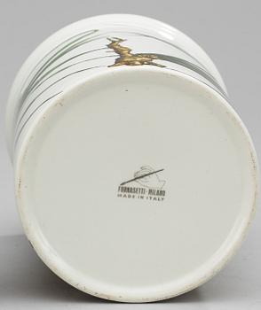 BURK MED LOCK, porslin. Fornasetti, Milano Italien.