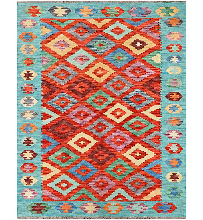 A carpet, Kilim, c. 198 x 151 cm.