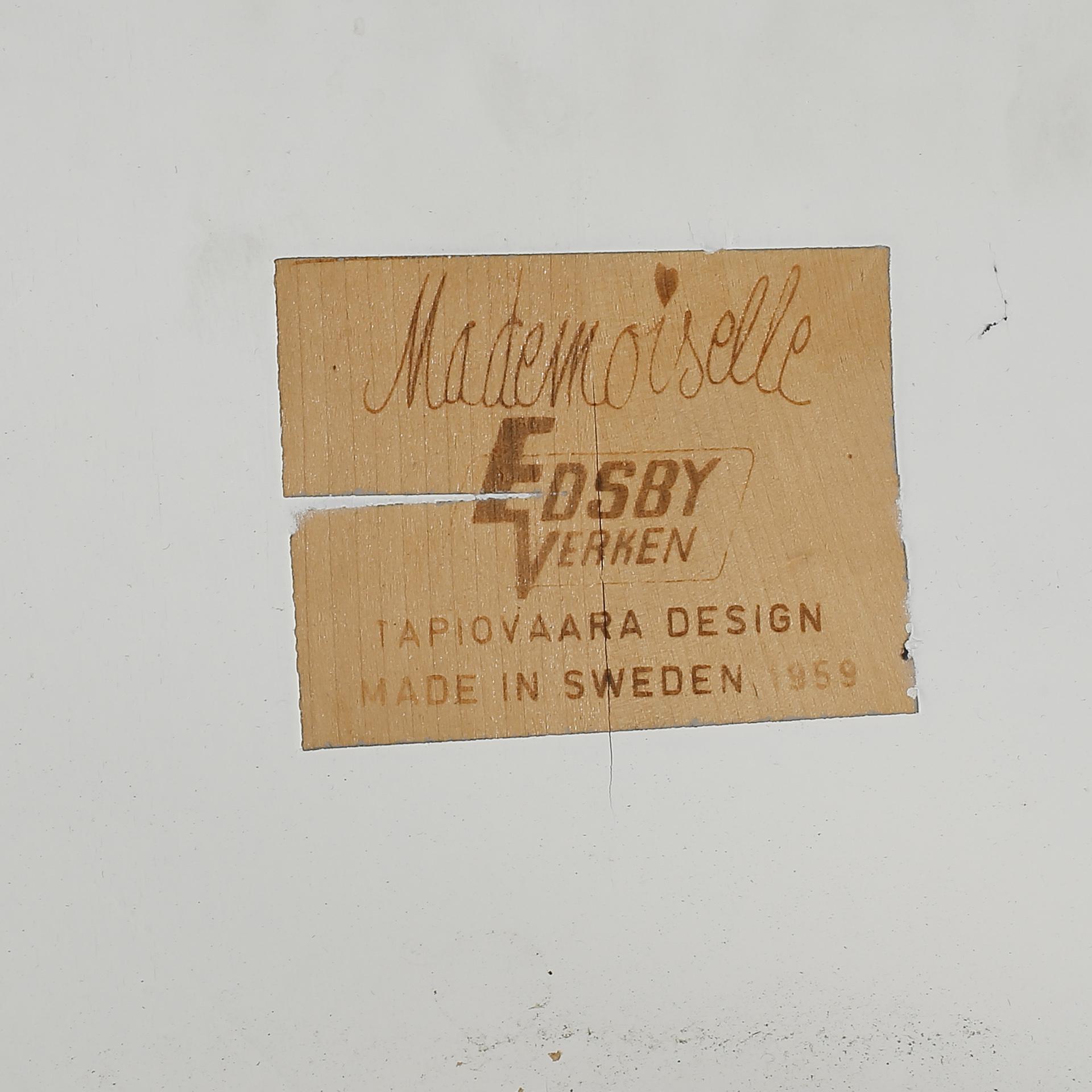STOL, "Mademoiselle", Ilmari Tapiovaara, Edsbyverken, 1960-tal.