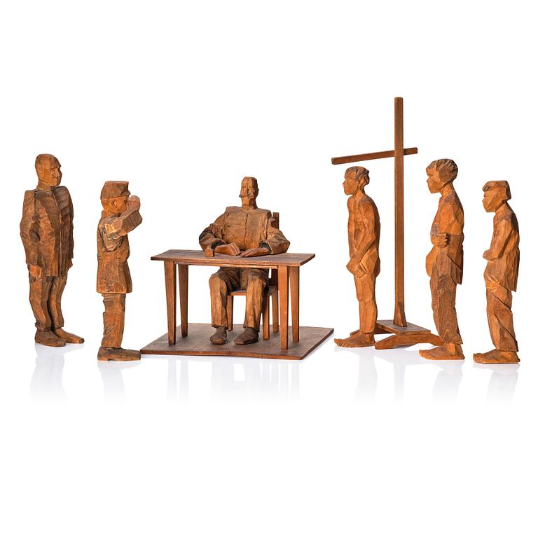 Axel Petersson Döderhultarn, "Beväringsmönstring", (7).