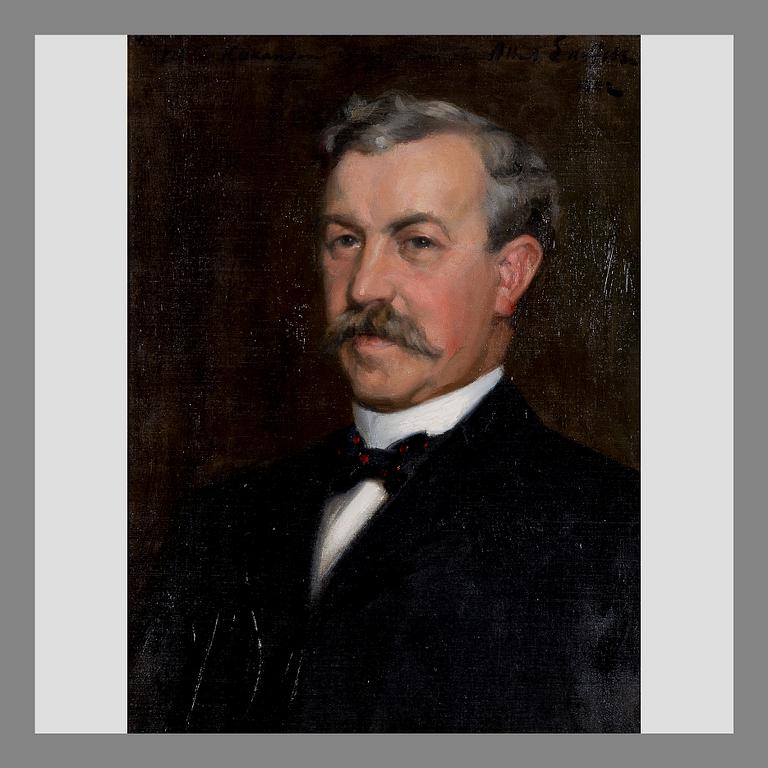 ALBERT EDELFELT, PORTRAIT OF DR. CLAES HÅKANSON.