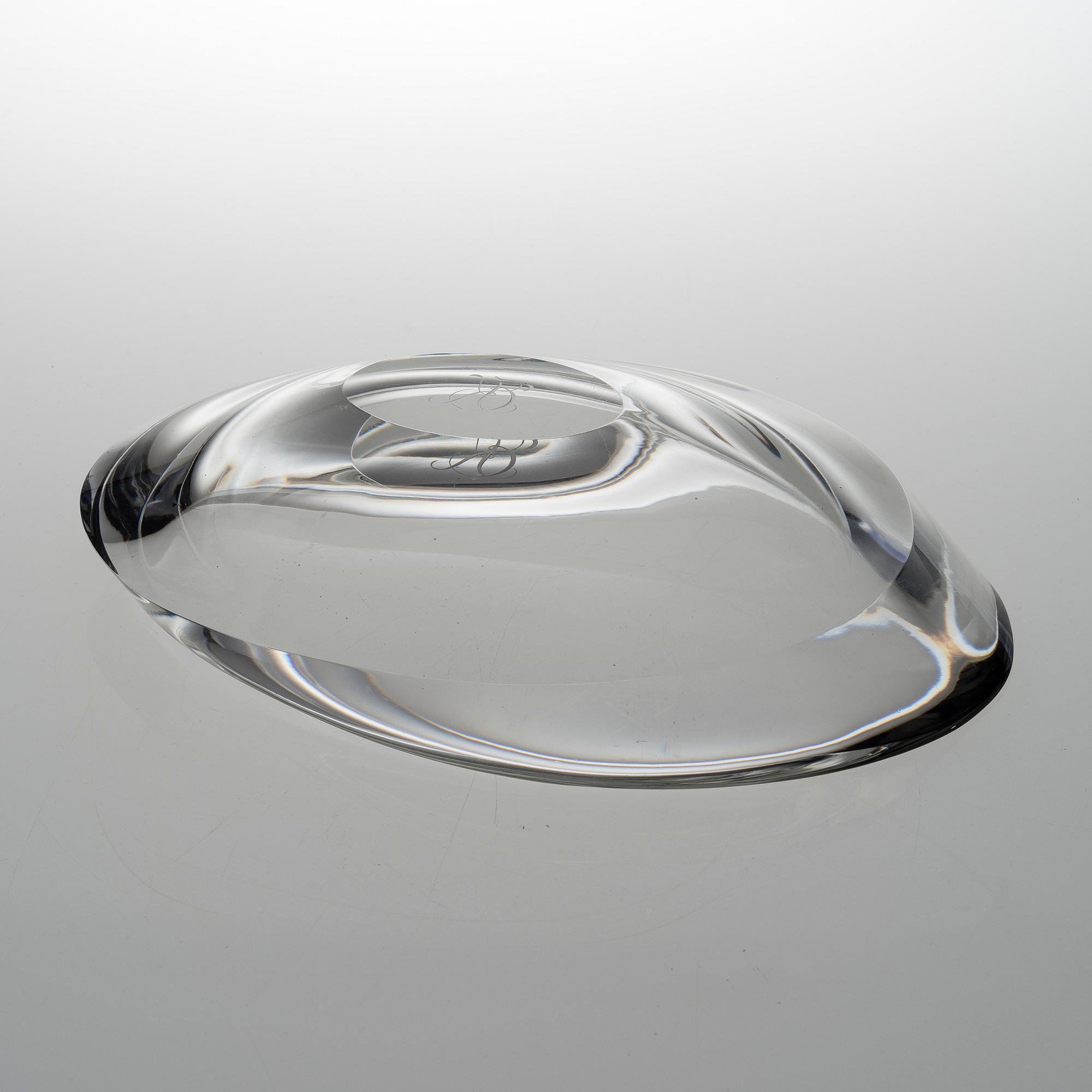 TAPIO WIRKKALA, TAIDELASIVATI, 3860. Iittala, 1950-luvun puoliväli.