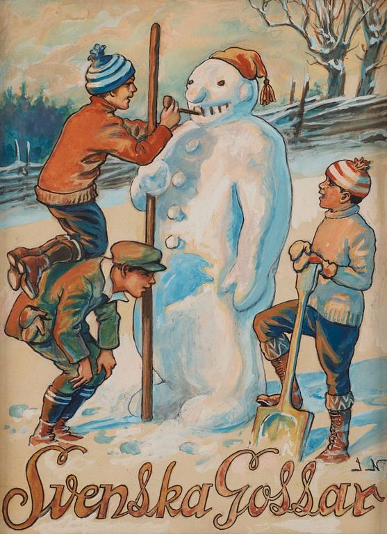 Jenny Nyström, "Svenska gossar".