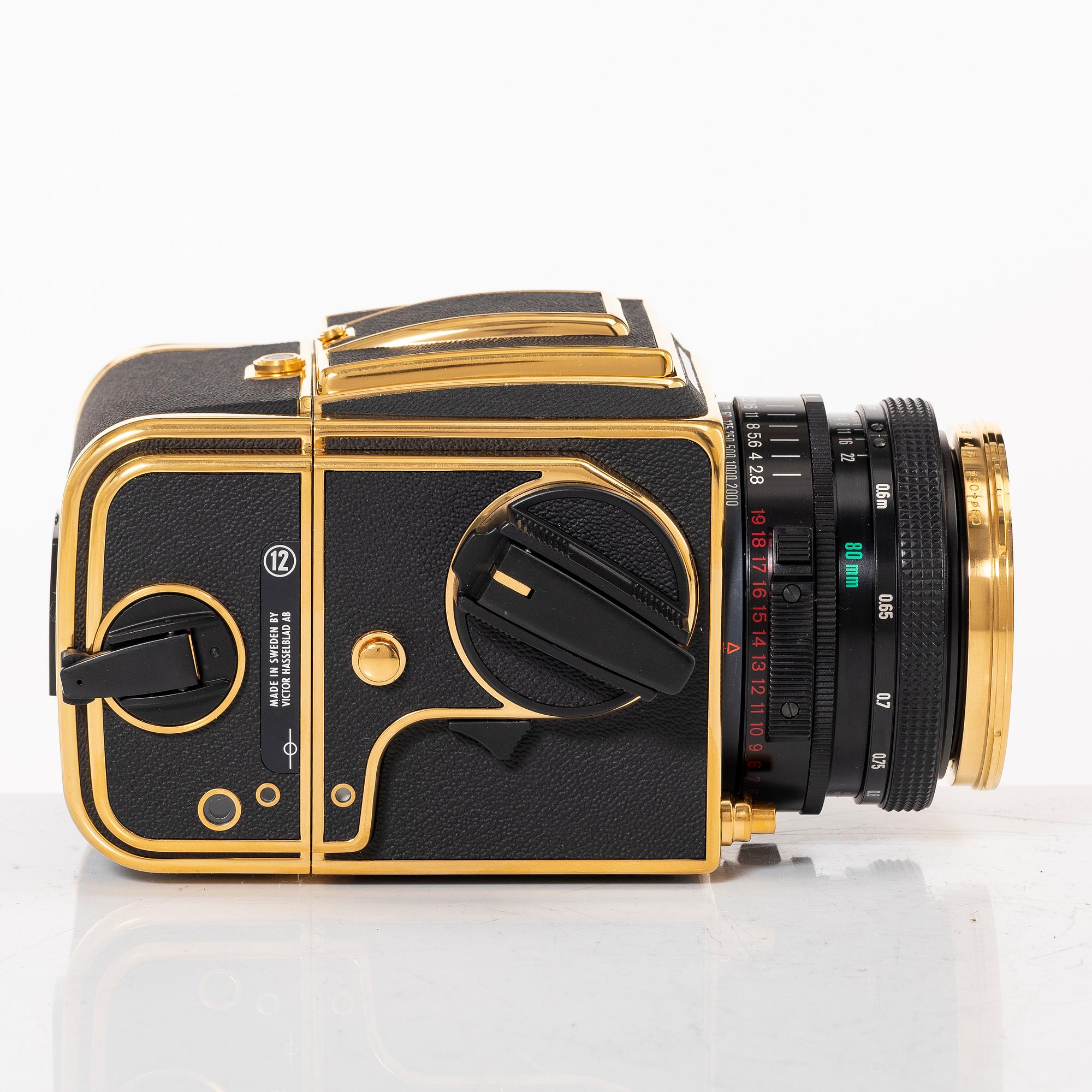 A Hasselblad camera, 2000FC/M, anniversary edition, 1985.