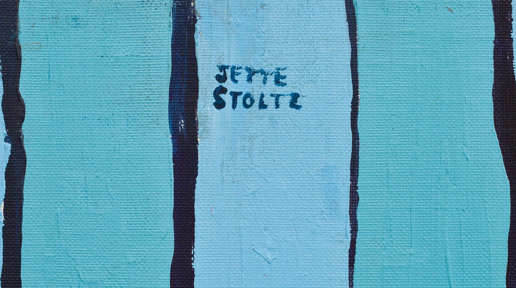 JETTE STOLTZ, olja på duk, signerad.