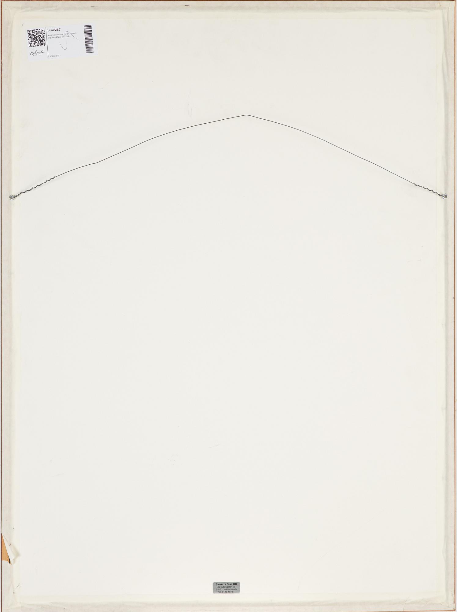 Yrjö Edelmann, lithograph in colours, 2001, signed 122/375.