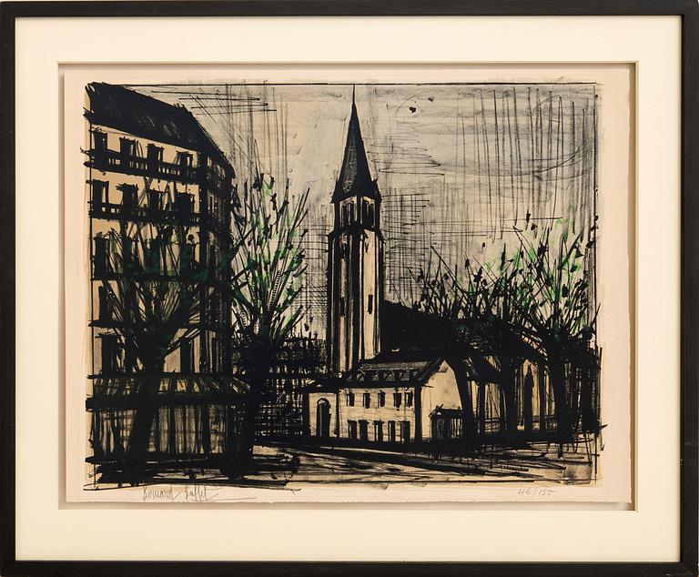 Bernard Buffet, "Place Saint-Germain-des-Près".