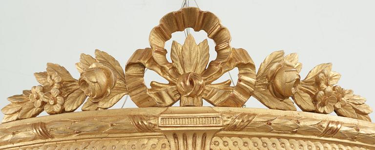 A Gustavian late 18th century bed and canopy.