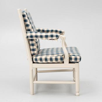 A "Medevi" armchair from IKEA's 18th-century series, 1990s.