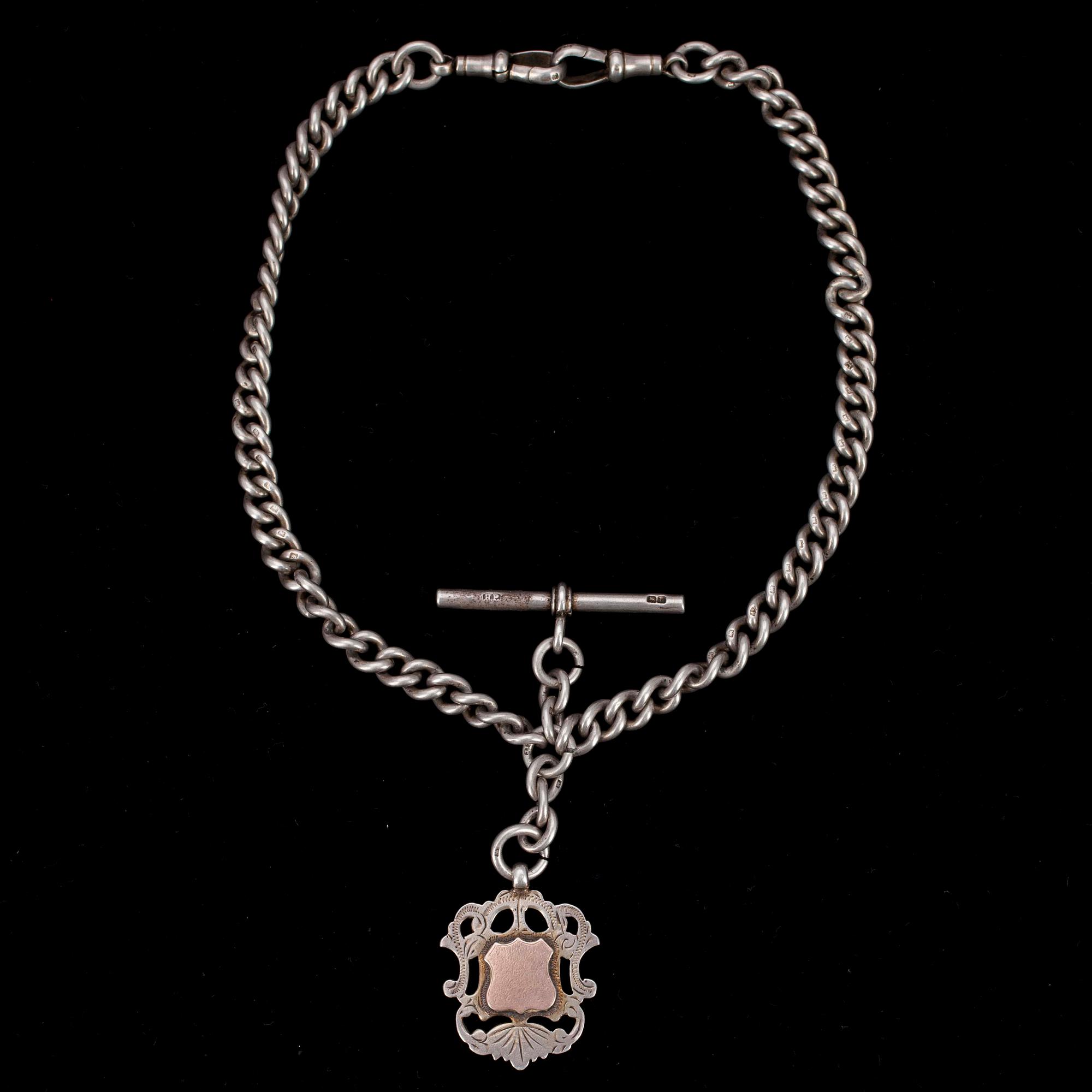 KLOCKKED, silver, Birmingham 1918 England. Tot. vikt ca 57,7 g.