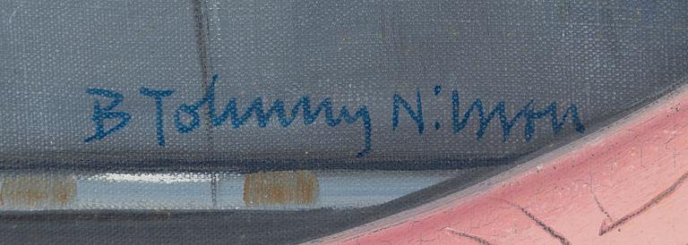 Bert-Johnny Nilsson, oil on canvas, signed.