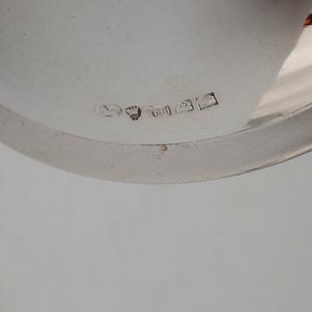 LJUSSTAKAR, 3 st, silver, bl.a Finland, 1950.