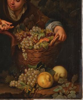 Bartolomé Esteban Murillo, efter, "Den lilla fruktförsäljaren", Berlin, KPM.