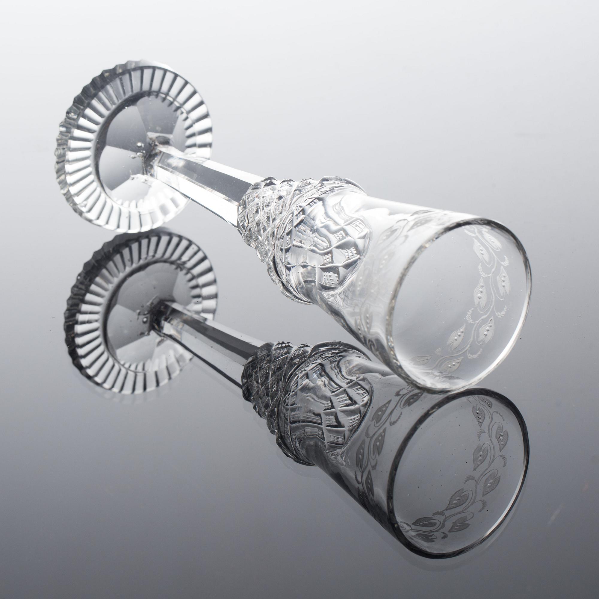 CHAMPAGNEGLAS, 6 st, 1900-talets början.
