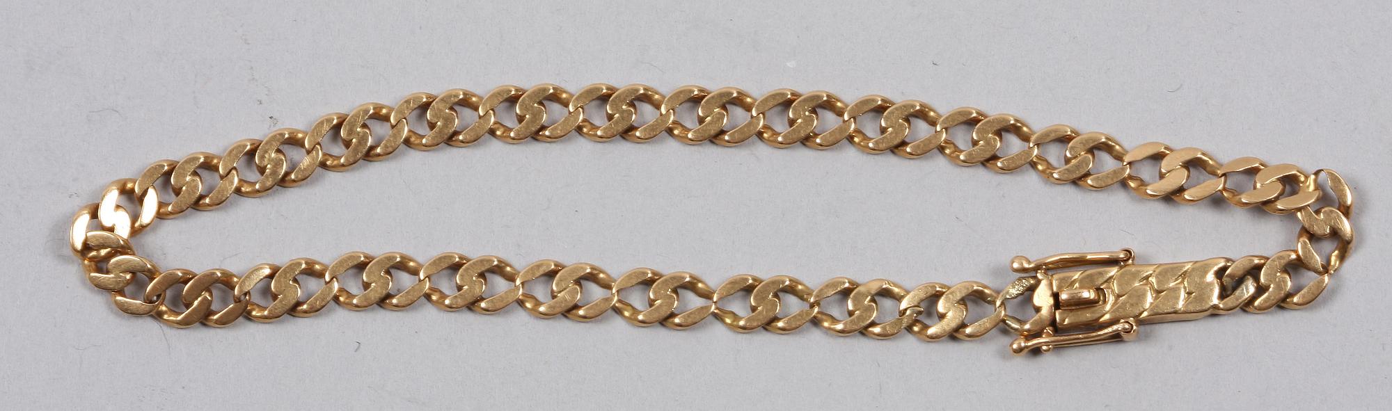 ARMBAND, 18 K guld, 7 gram.