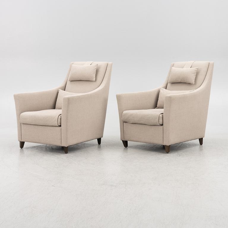 Fåtöljer, ett par, "Lean", Slettvoll, 2000-tal.