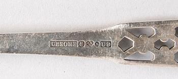 PARTI SILVER, 28 delar, bl a GAB, 1900-tal.