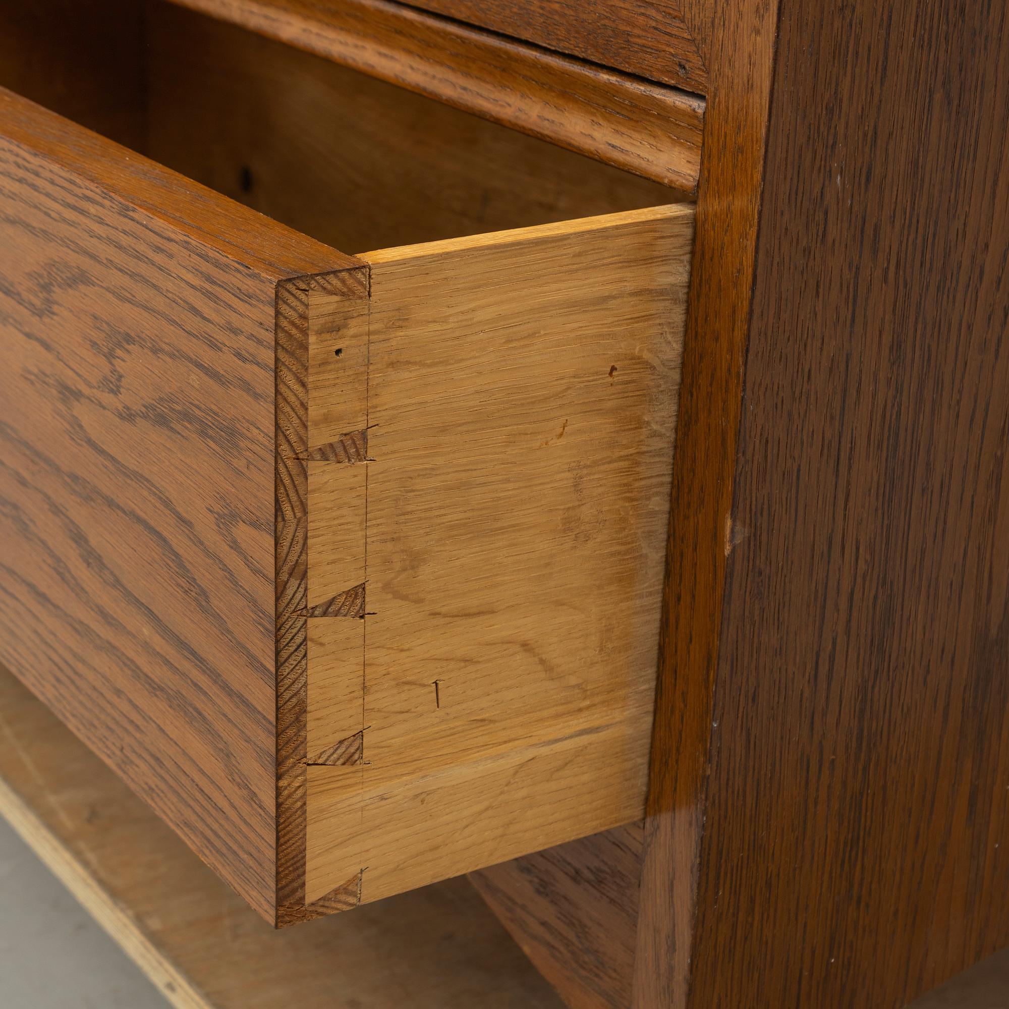 Bookcase, Art Nouveau, early 20th century.