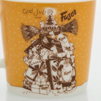 Muumin-mug, porcelain, 'Fazer Café', Moomin Characters, Arabia 2004, numbered 68/400.