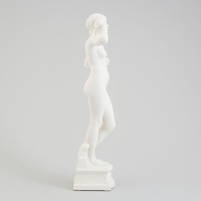 PER HASSELBERG, after. A parian sculpture from Gustafsberg, 1905.