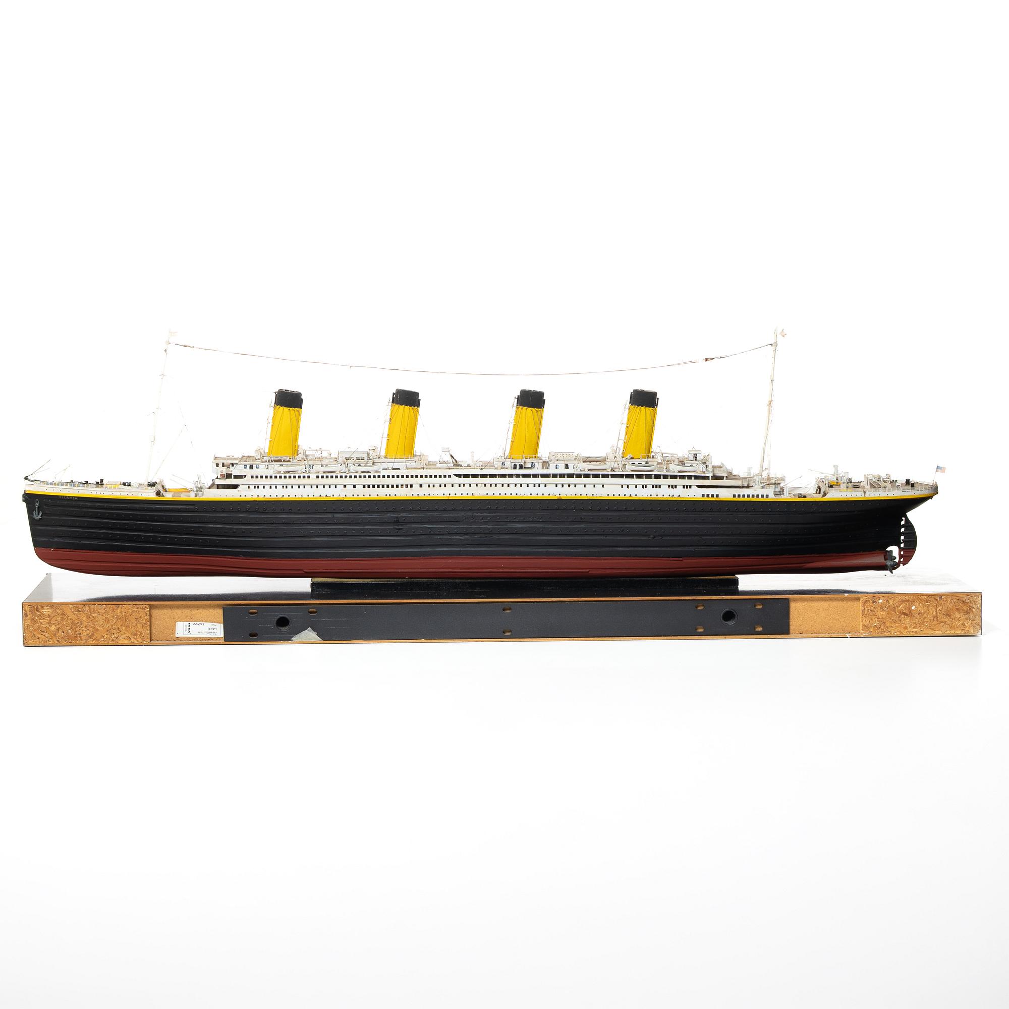 Ship model, "Titanic", 20th century.