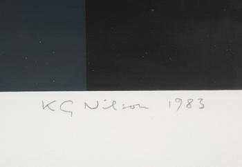 K G ( KARL GUSTAF) NILSON, signerad, daterad 1983 och numrerad 7/120.